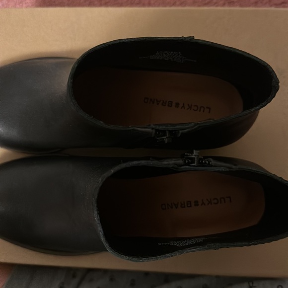 Lucky Brand Leather Ankle Boots - Picture 4 of 4